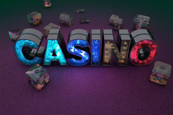 GOOD111 Games — Explore our rich library of casino classics A woman smiling while playing online games on her laptop, surrounded by neon casino elements, showcasing GOOD111’s diverse game collection.